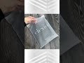 Custom Matte Zipper bags with your brand logo printed, Packing bags for clothing #shorts