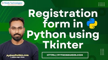Registration form in Python using Tkinter | Login page in Python Tkinter with database SQLite3