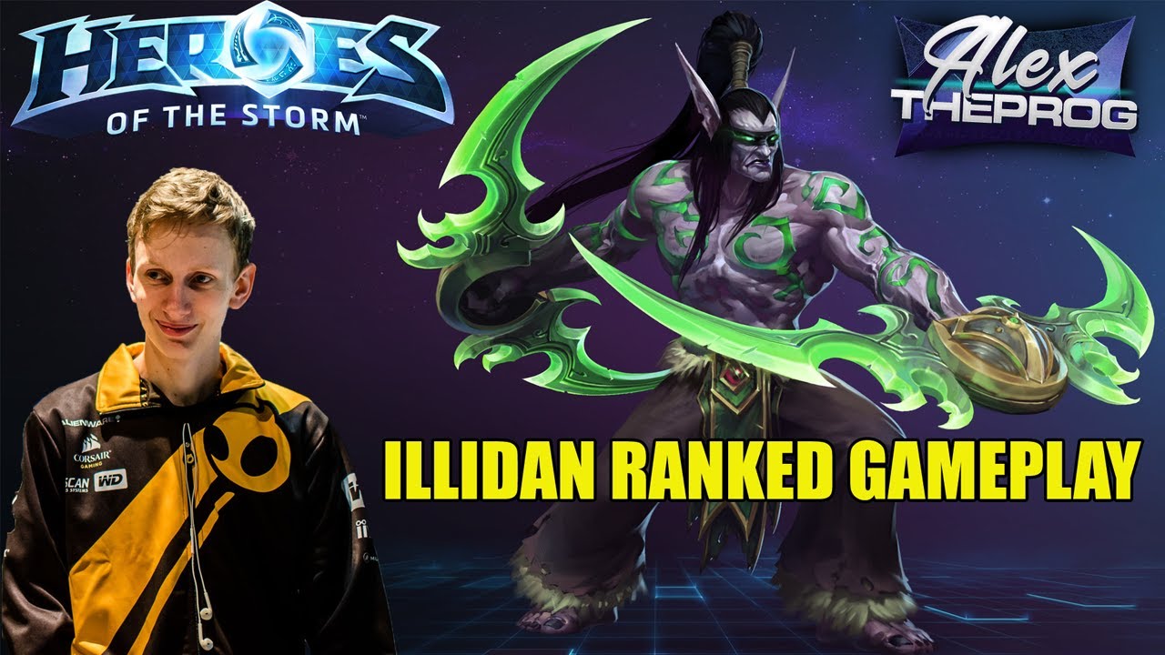AlexTheProG - Illidan Ranked Gameplay(with commentaries) - Heroes of the Storm