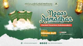 🔴#15 KITAB UQUDULLUJJAYN - AGUS M. HILMAN AUFI FILLAH  ][  NGAOS RAMADHAN 2026