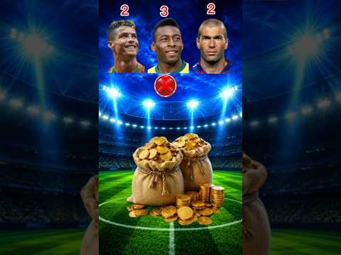 Ronaldo vs Zinedine zidane vs Pele
