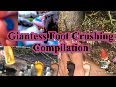 Giantess Foot Crushing Compilation | Foot Crush | Crushing