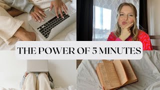 Celebrity The Power of 5 Minutes | Time Management Tip To Help You Reach Your Goals Wealth