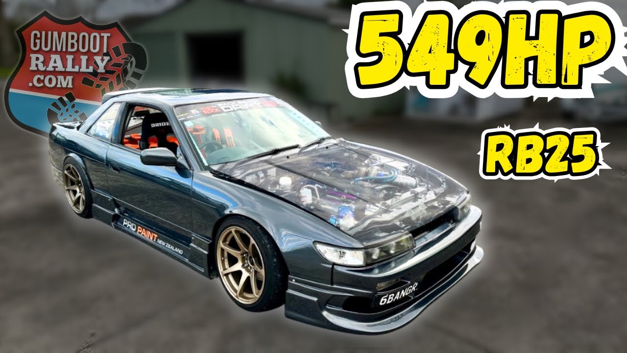 Nissan Silvia S13 1989 года, найденная в загоне, возрождается как Silvia для дрифта на дорогах об...
