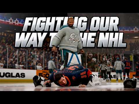 “FIGHTING OUR WAY TO THE SHOW!” - NHL 27: GOALIE BE A PRO #4