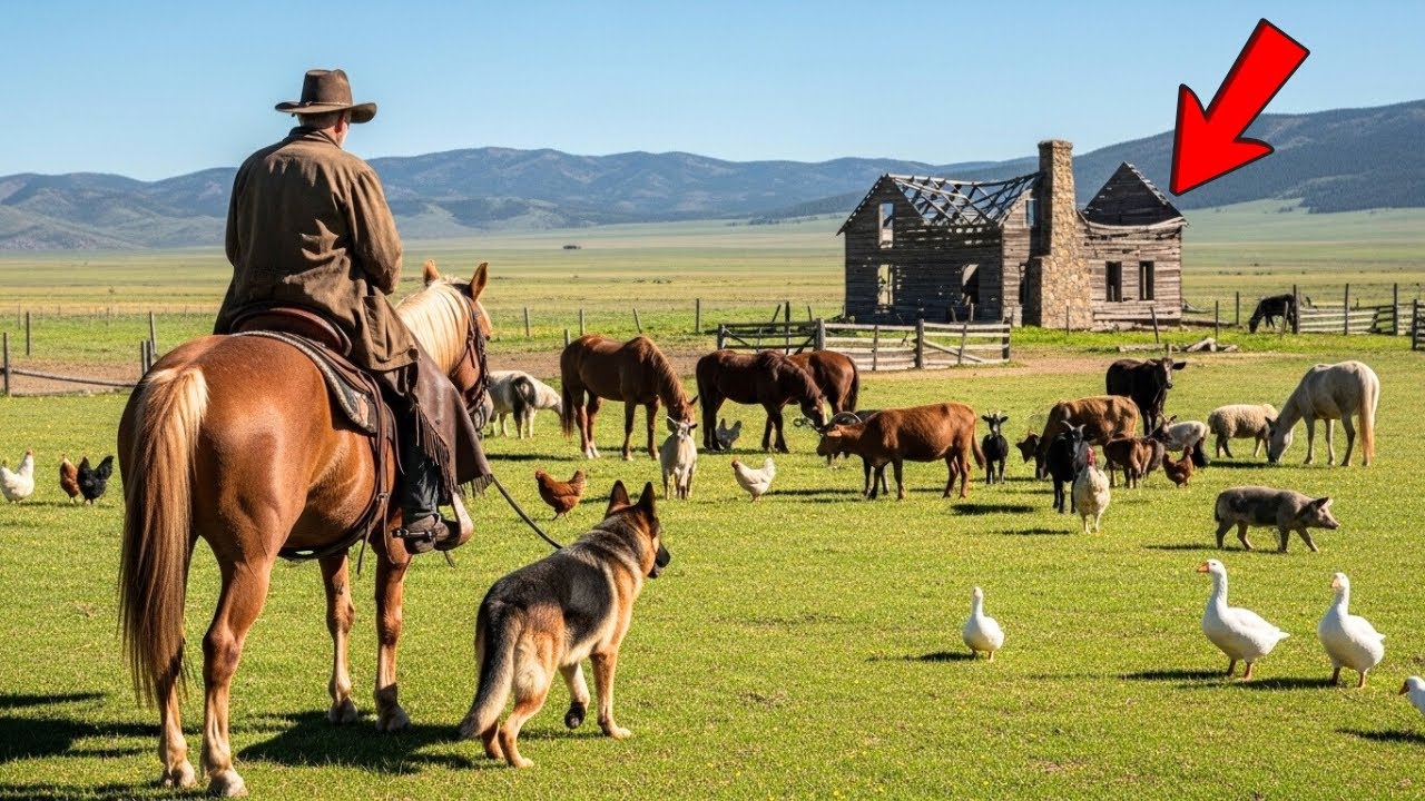 Old Cowboy Returned to His Ruined Ranch — What His Dog Led Him to in the Ravine Changed Everything
