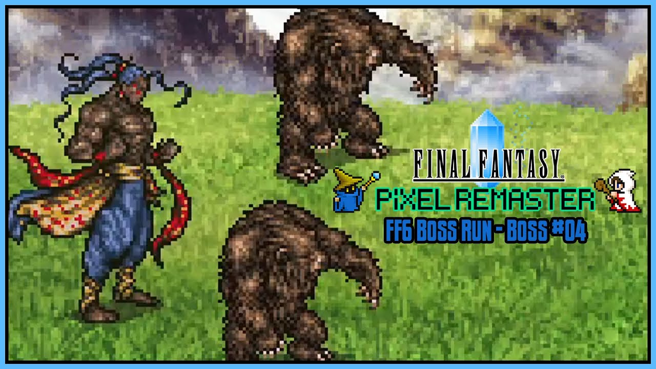 Final Fantasy Pixel Remaster Boss Run – Final Fantasy VI Boss #4: Vargas