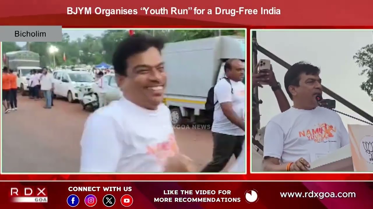 BJYM Organises “Youth Run” for a Drug-Free India