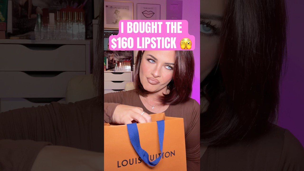 Я КУПИЛА ПОМАДУ LOUIS VUITTON ЗА 160 ДОЛЛАРОВ😭🫣помогите&hellip; LOL #макияж #louisvuitton #помада