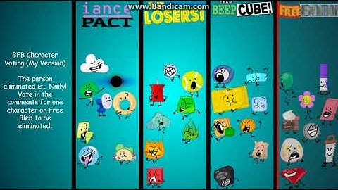BFB Character Voting (My Version) 48