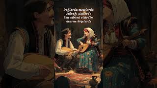 Âşık Atışması Bağlama Ile Erkek & Kadın Düet Resimi