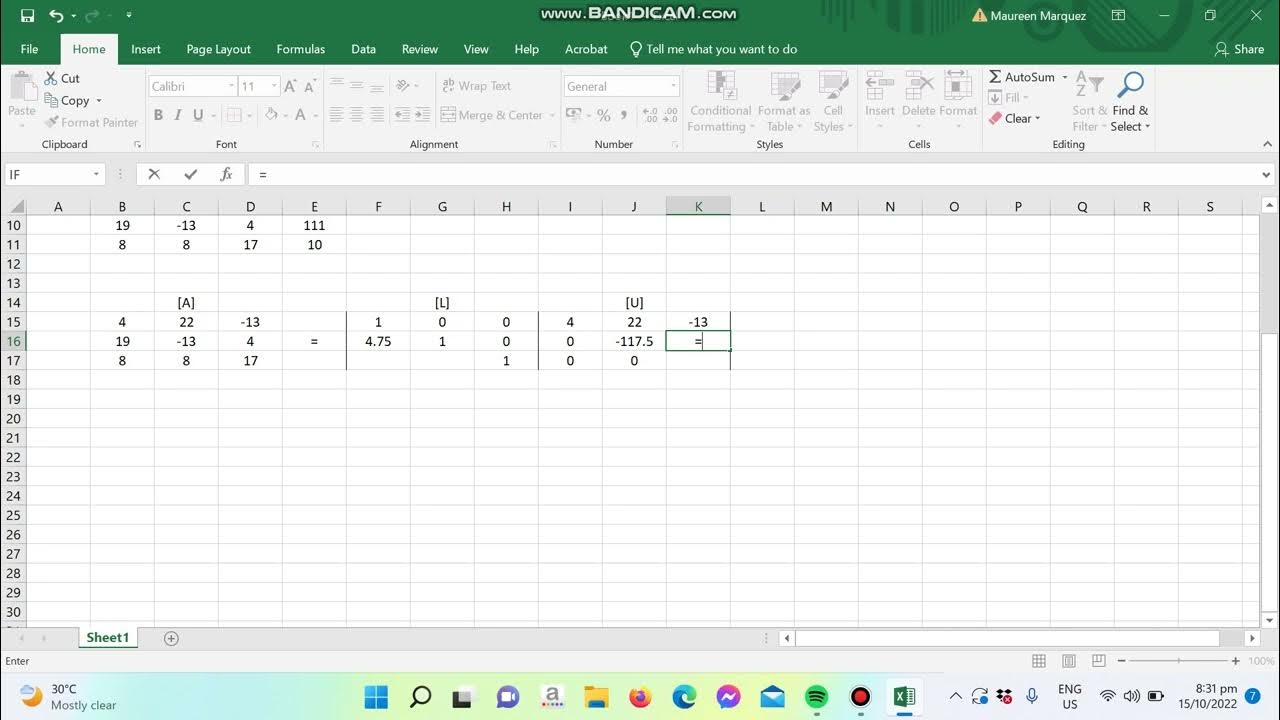 Doolittle Method (1) - YouTube