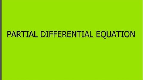 Partial Differential Equation |KTU Engineering Maths | MAT201 | S3| Module 1|BTech Mathematics Part1