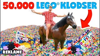 KUNSTVÆRK MED 50.000 LEGO klodser! | Lakserytteren