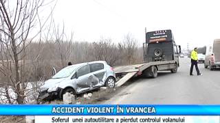 Accident violent în judeţul Vrancea