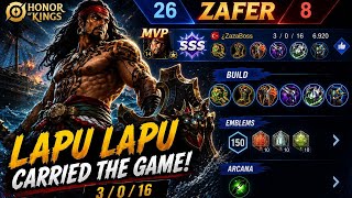 ⚔️ Unstoppable Lapu Lapu Gameplay | MVP Build Guide