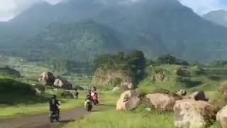 Pemandangan Gunung Pegunungan Ranu Mandaro Mojokerto