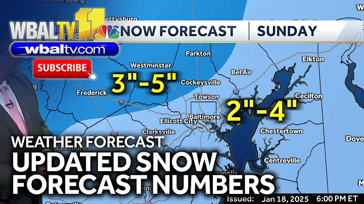 Tony updates snow forecast numbers