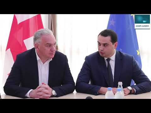 შოთა რეხვიაშვილი მარნეულში სამუშაო შეხვედრაზე