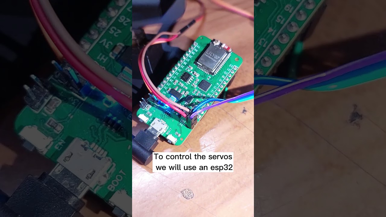 Gimbal with servo motor and esp32 
