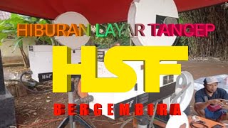 Layar tancep HSF edisi Manasin Proyektor Xenon 35mm