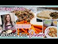 WHAT'S FOR DINNER? | EASY DINNER IDEAS | EASY DESSERT IDEA | NO. 52