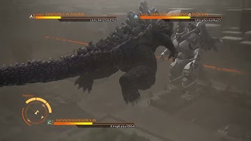 Godzilla PS4 Online Battles: SpaceGodzilla vs Godzilla 2014 vs Super MechaGodzilla