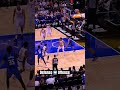 Clear the way for Jalen Brunson and OG Anunoby ‼️ #knicks #shorts #dunk #basketballshorts