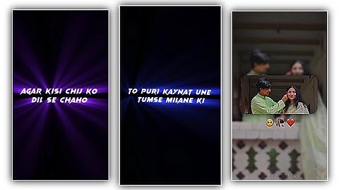 Agar Kisi Chij Ko Dil Se Chaho 🥺 Sad Status Video Editing XML Preset 📄 #sad #xml @JONEDITZ01