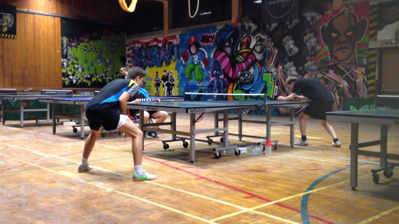 Harry vs Mark Scutts at Brighton Table Tennis Club YouTube