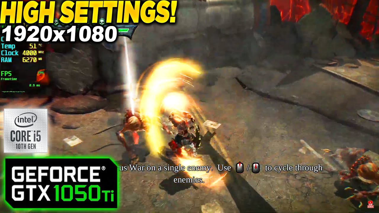 Darksiders Warmastered Edition GTX 1050 Tİ - 1080p High,