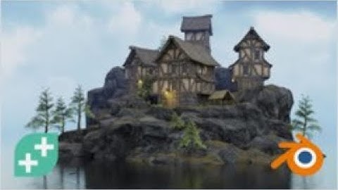 Blender Environment Artist: Create 3D Worlds final scene.