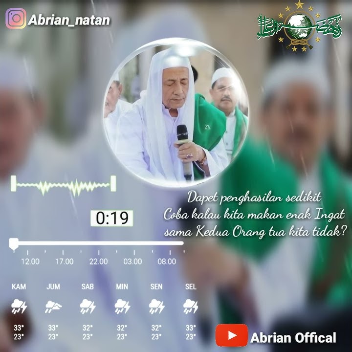 Story WA // Kapan membahagiakan orang tua// Habib Luthfi Bin Ali Bin Yahya Terbaru 2020