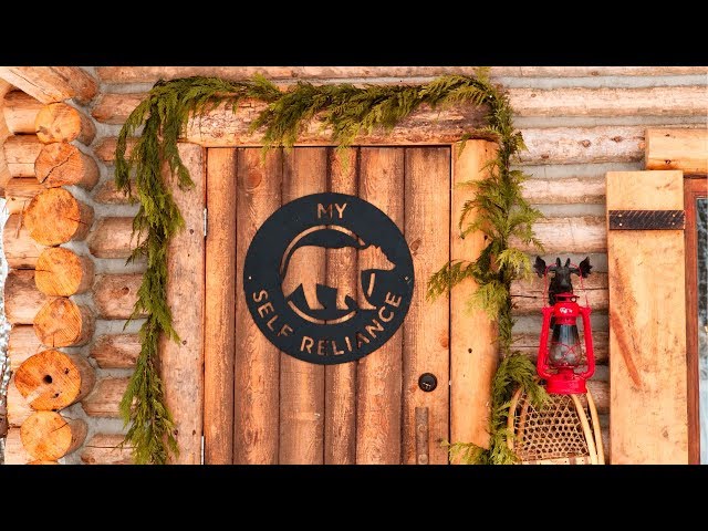 Log Cabin Cost - Build a Debt Free Off Grid Tiny House | Home Tour