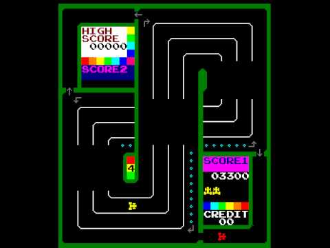 Arcade Game: Rolling Crash / Moon Base (1979 Nichibutsu) - YouTube