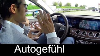 Drive Pilot Test Mercedes E-Class E-Klasse Autonomous Driving motorway Autobahn & more