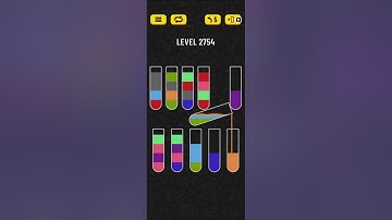 Water sort puzzle level 2754