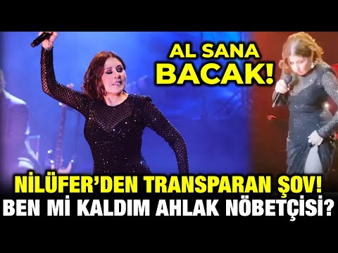 Nilüfer'den Transparan Şov! Al Sana Bacak! Ahlak Nöbetçisi Ben miyim?