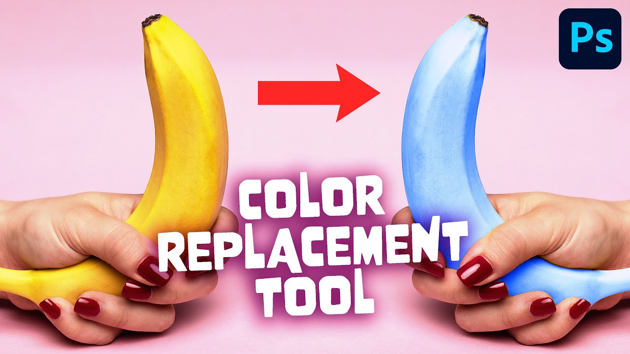 Replace tool. Color replacement tool в фотошопе.