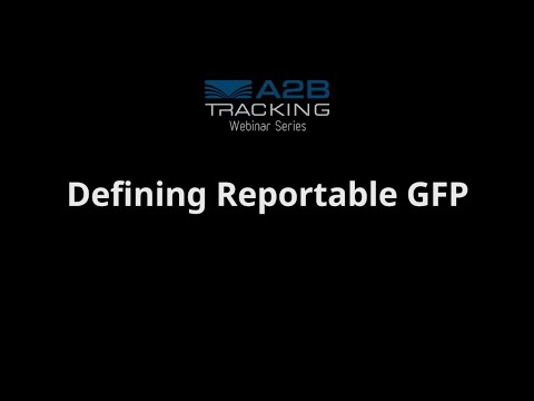 Defining Reportable GFP