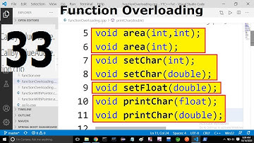 c++ tutorial | function overloading |  exact match, type promotion and type conversion rule |part 33