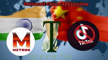 Tiktok China apps uninstall !!! install Mitron part-2