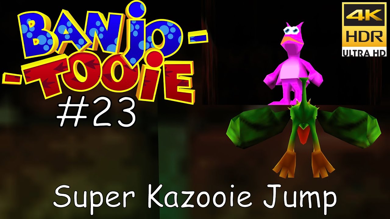BanjoTooie 4K 23 Super Kazooie Jump YouTube