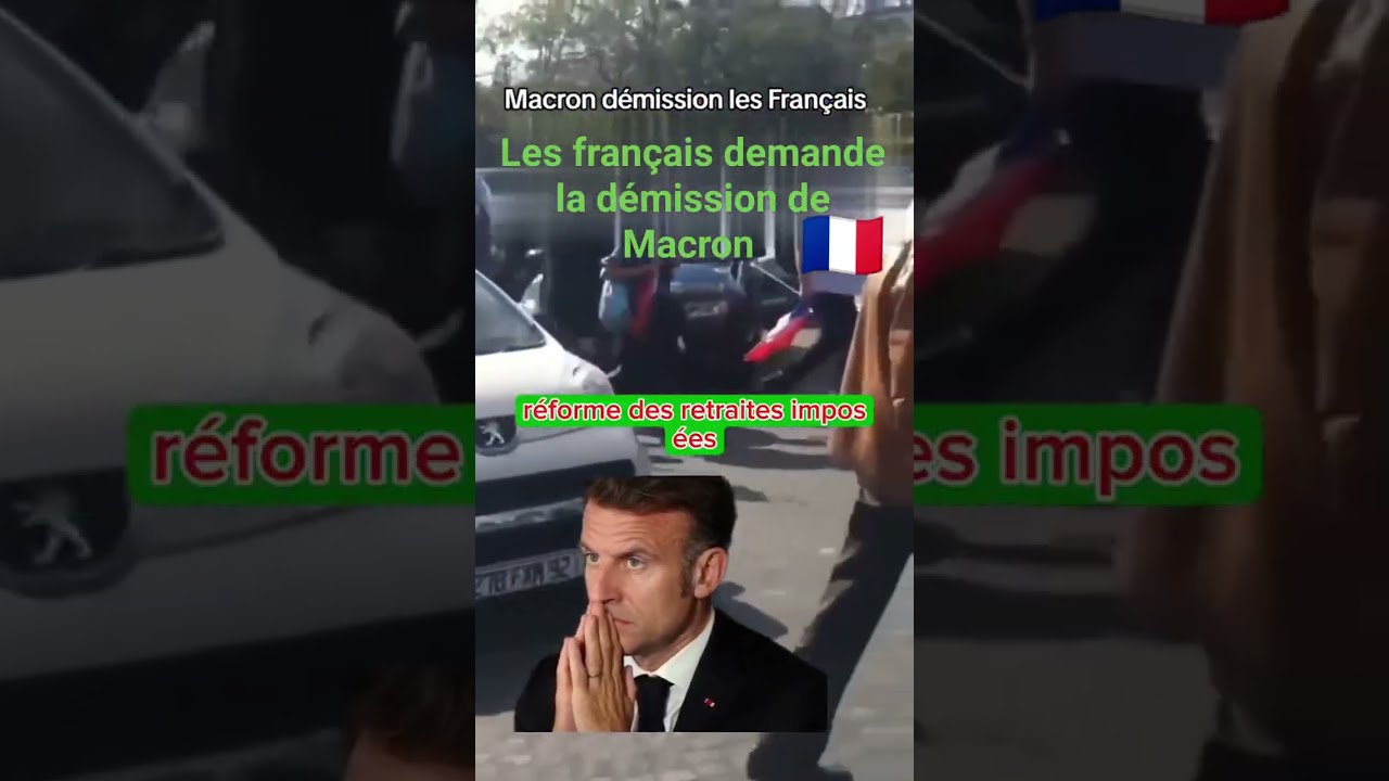 Les Fran Ais En Col Re La Rue Gronde France CrisePolitique