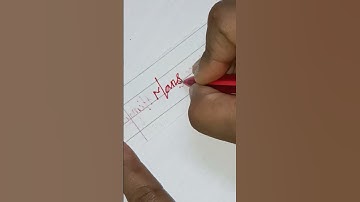 Cursive writing | Writing Ma For Mansi | Name Status
