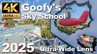4K Goofys Sky School 2025 - Disney California Adventure