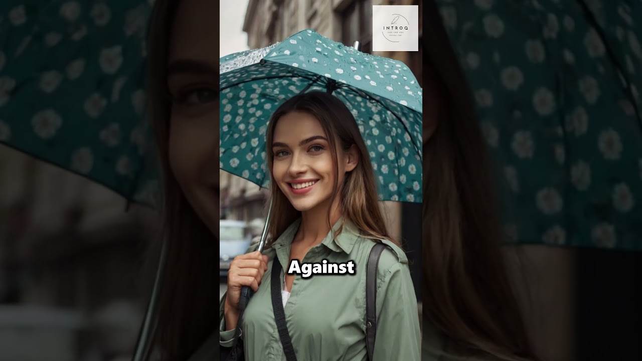 Stay Dry in Style with Intro Q Capsule Umbrella! ☔🌈 #CompactConvenience