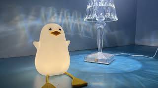 Lazy Flat Duck Atmosphere Night Lamp Unbox and Review