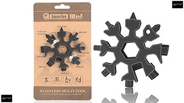 Saker 18-in-1 Snowflake Multi-Tool Stainless Steel