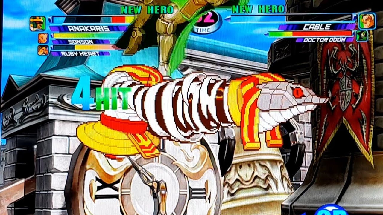 MVC2: Anakaris Assist Kill MidScreen (First time I did in a matchup after 20 years!)